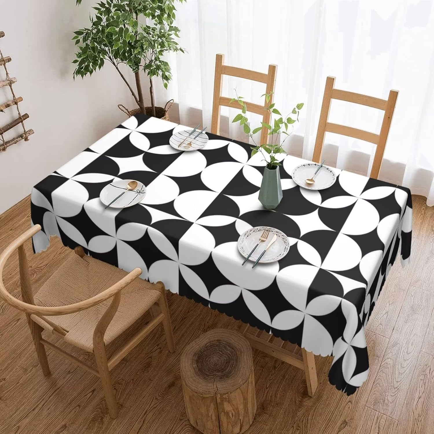 Century Textile & Sewing Supply Photos - مفرش طاولة بتصميم عصري بسيط من