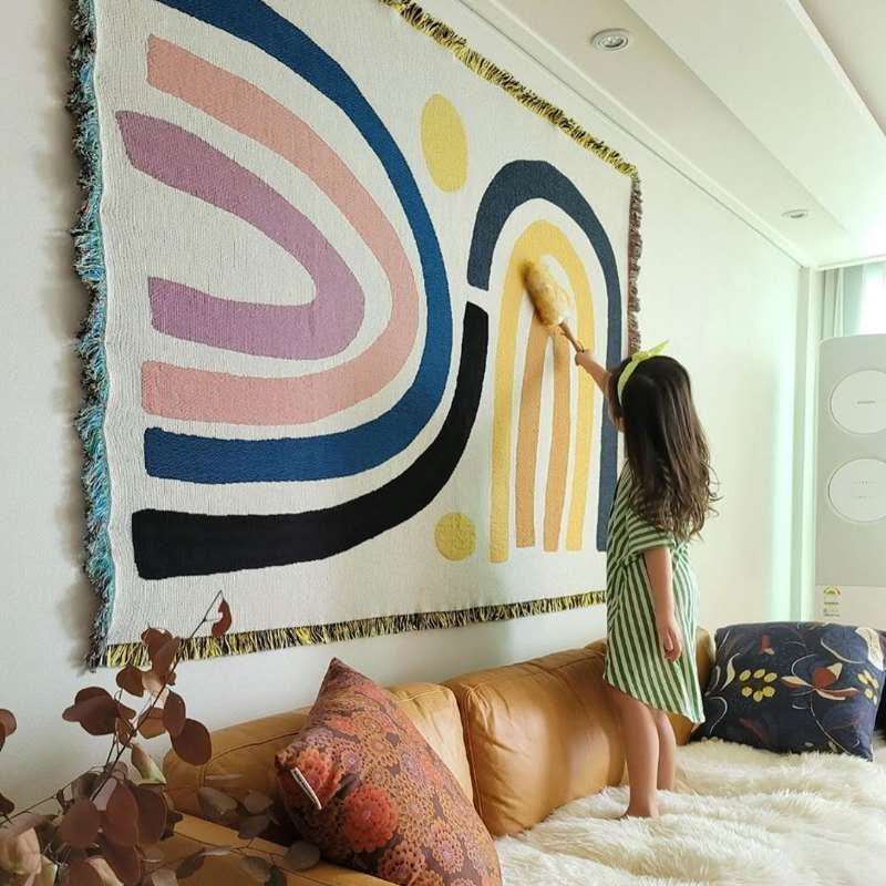 Century Textile & Sewing Supply Photos - المنسوجات مدينة Ins بطانية قطن سميكة