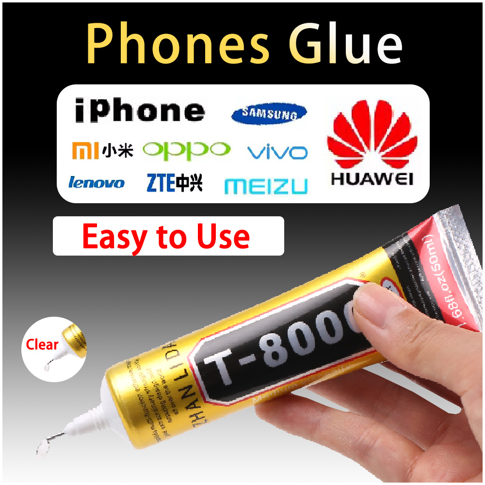 Fabric Glue Bond - لاصق T8000 عالي الدقة للمجوهرات والأحجار