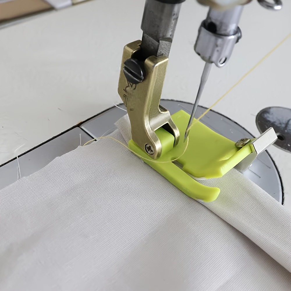 Sewing Hemming - قطعة واحدة من قدم الضغط البلاستيكية