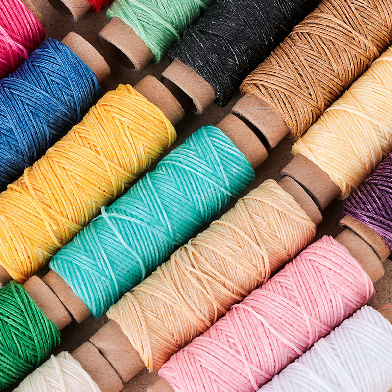 Sewing Thread Production - خيط جلدي مشمع 30 متر 210D،