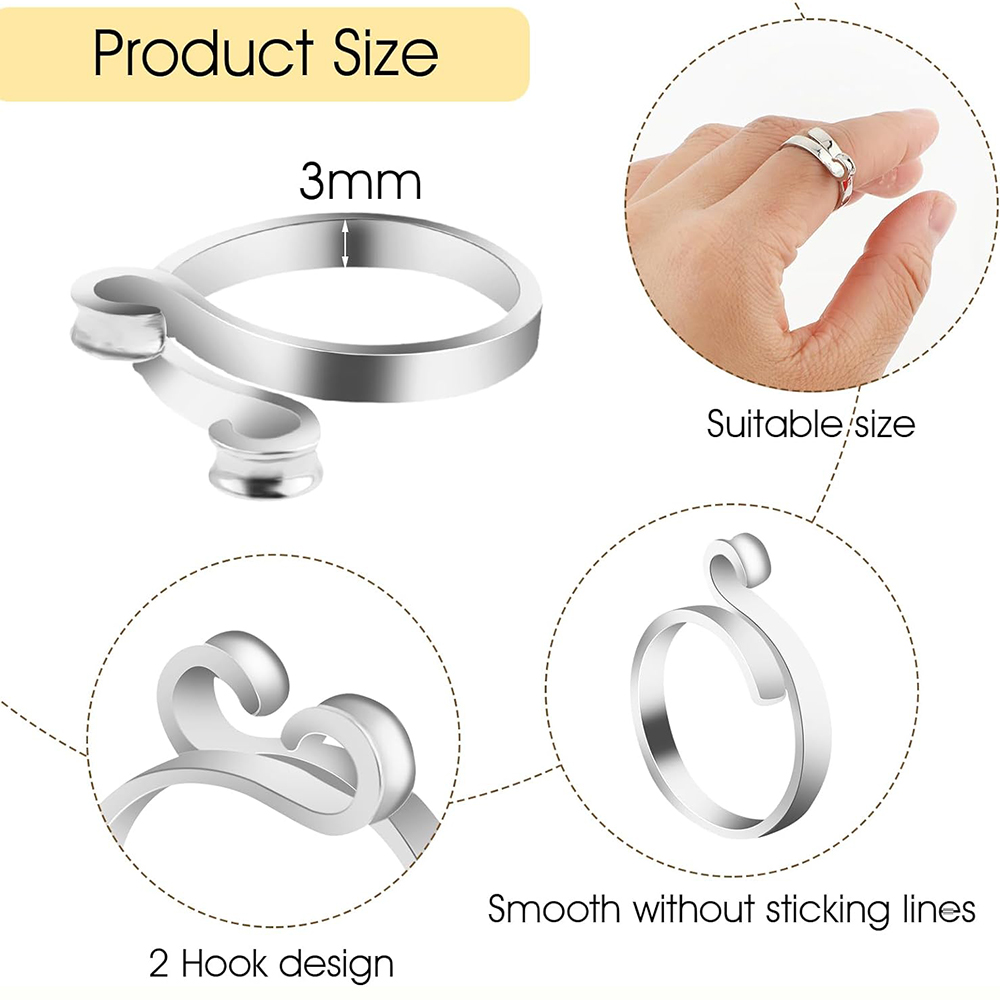 الحياكة الكروشيه حلقة خواتم مح - مراجعة Sewing Thimble Metal وسعره