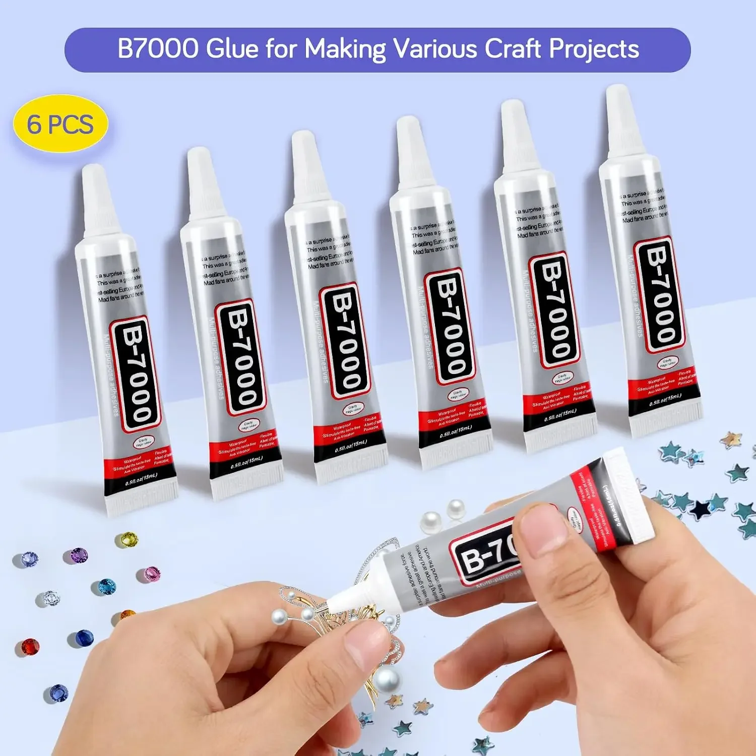 ICUTE-FITTDYHE 6 قطع من غراء ا - مراجعة Fabric Glue Bond وسعره