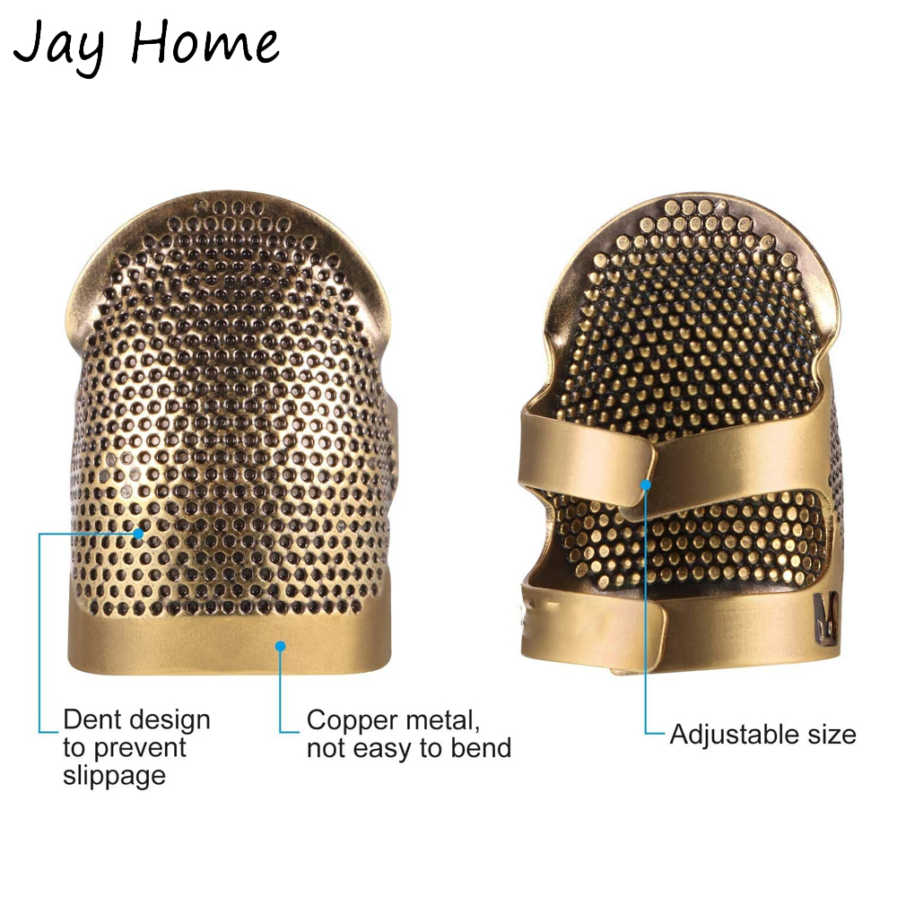 14 قطعة مجموعة كشتبان الخياطة  - مراجعة Sewing Thimble Metal وسعره