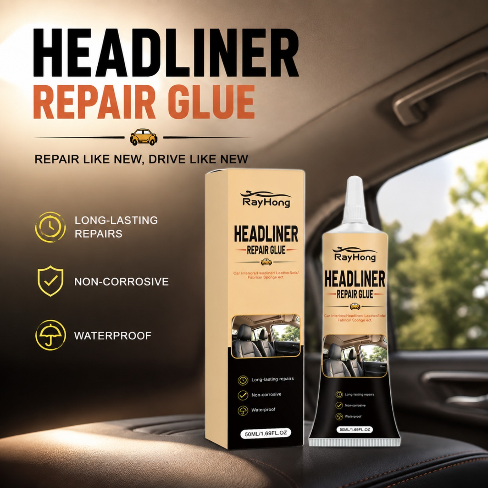 غراء إصلاح بطانة السقف، لاصق م - مراجعة Fabric Glue Bond وسعره