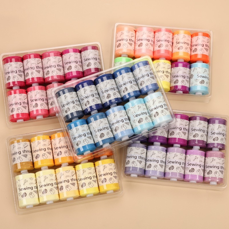 مجموعة خيوط خياطة متعددة الألو - مراجعة Sewing Thread Production وسعره