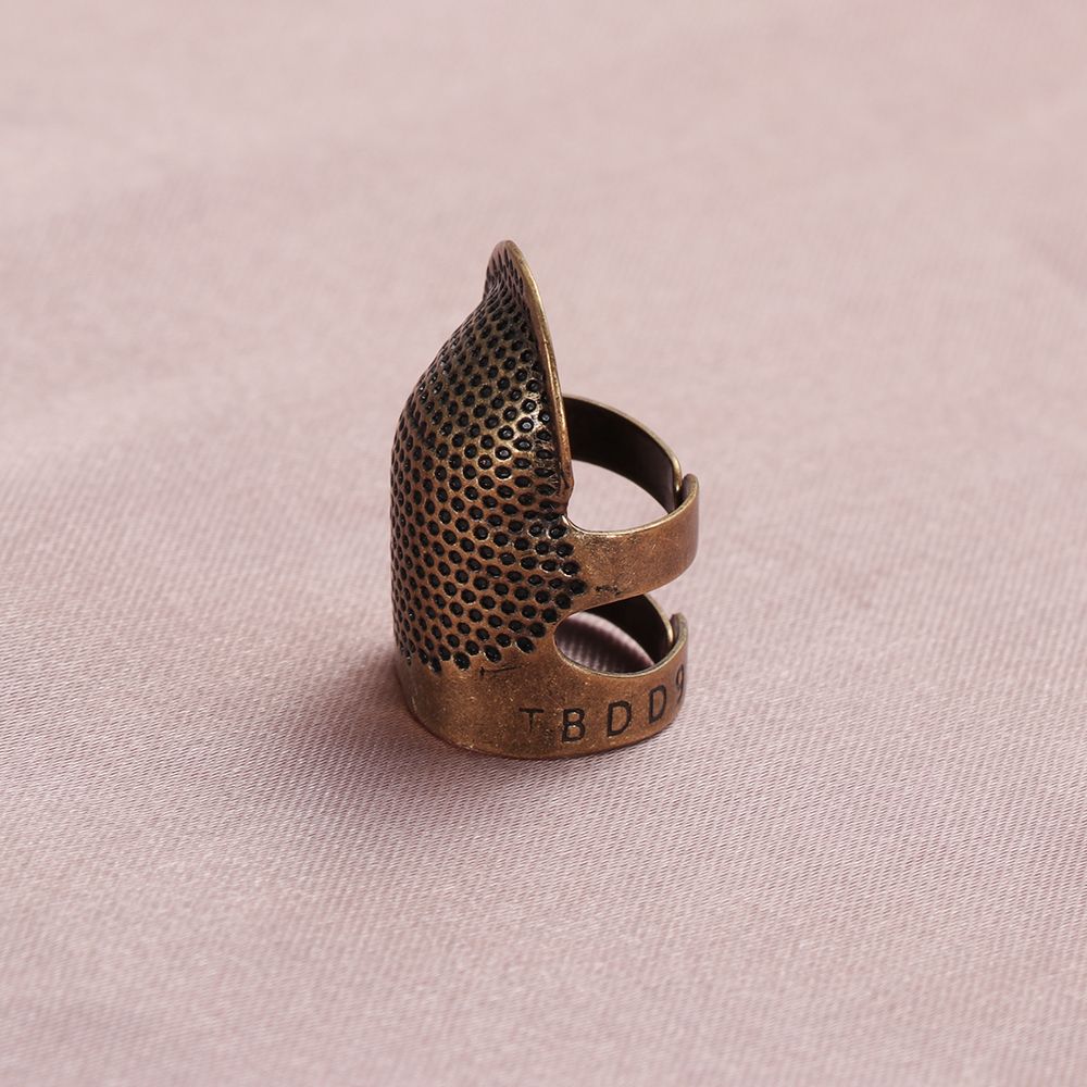 Home Crafts بها بنفسك الحرف ال - مراجعة Sewing Thimble Metal وسعره