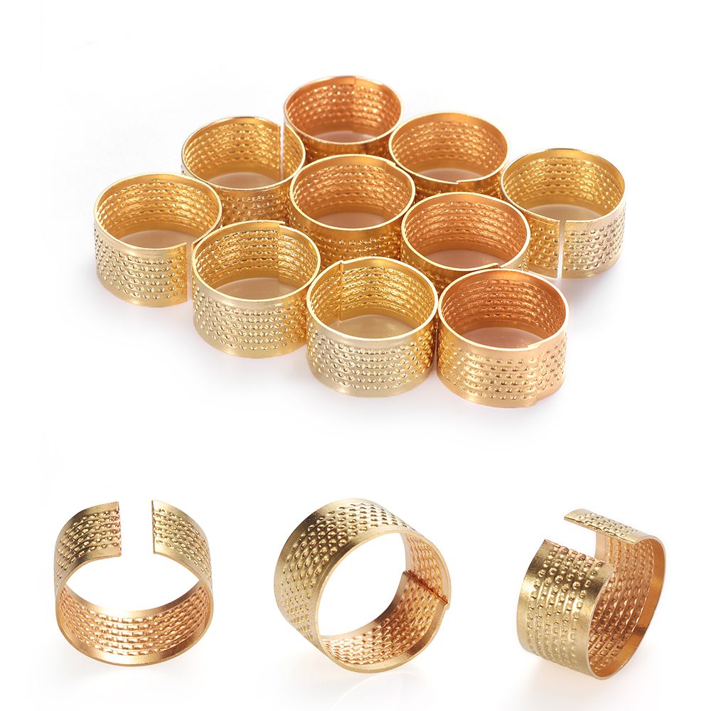 Home Crafts بها بنفسك الحرف ال - مراجعة Sewing Thimble Metal وسعره
