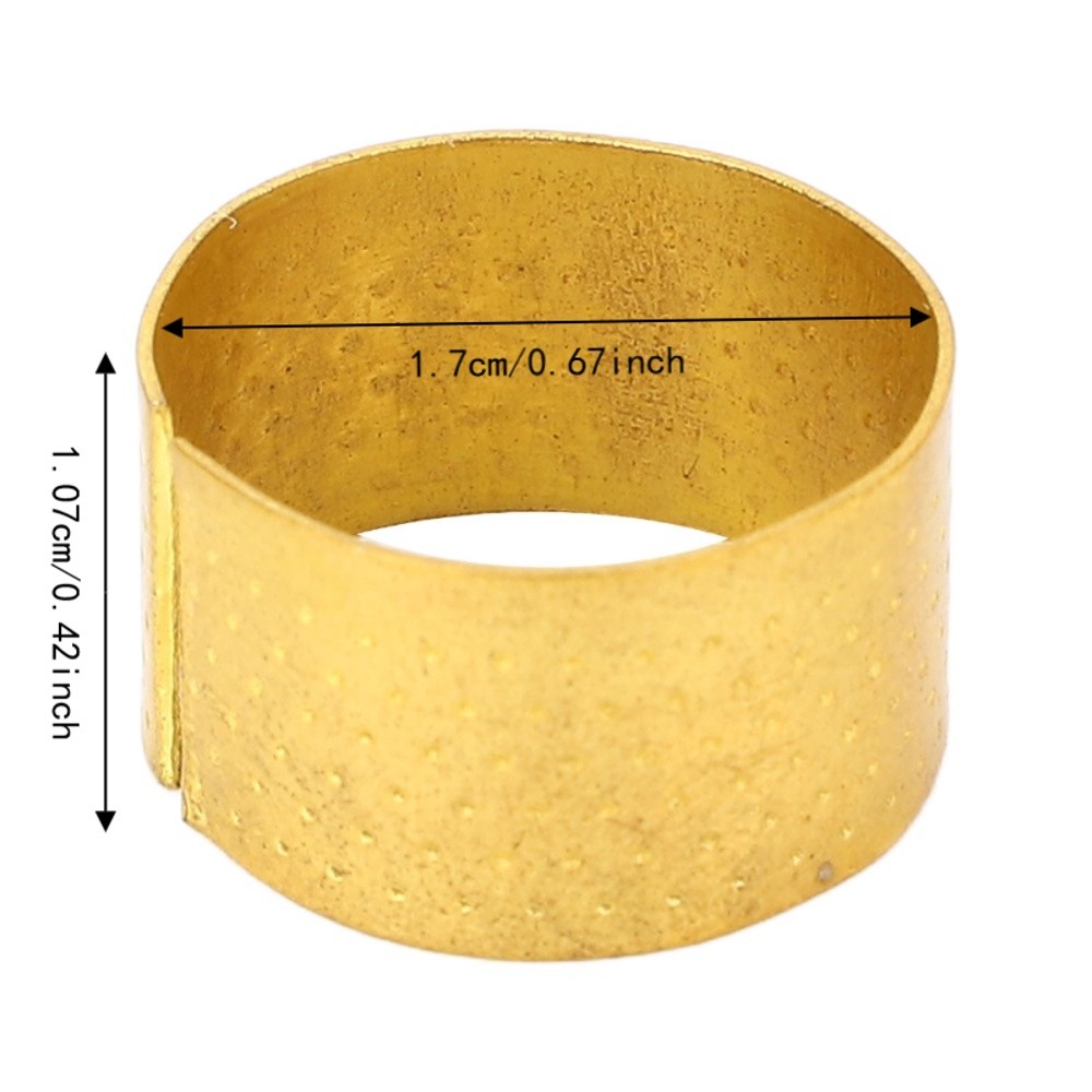 20 قطعة من واقيات الأصابع المع - مراجعة Sewing Thimble Metal وسعره
