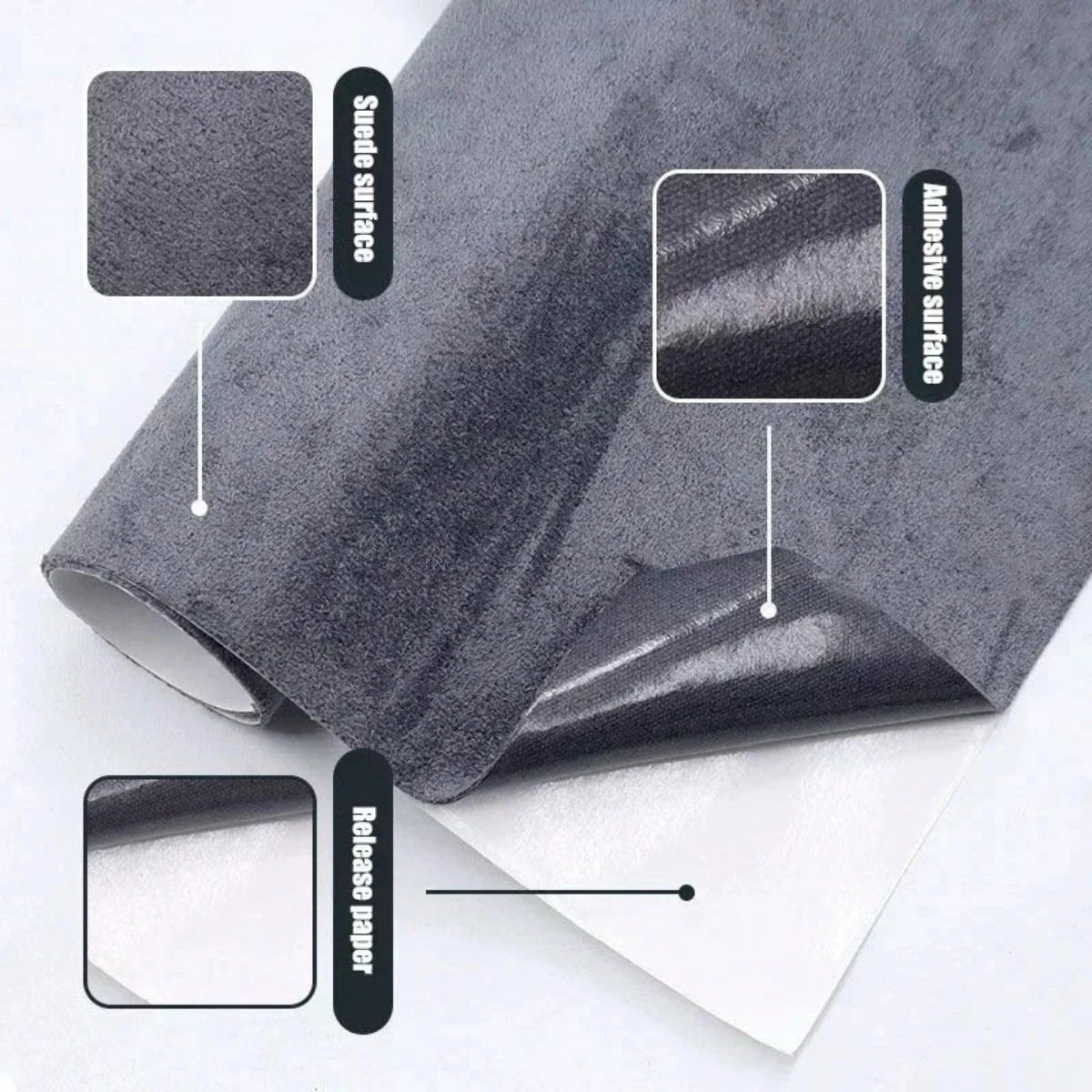 قماش سويدي متعدد الألوان ذاتي  - مراجعة Fabric Glue Bond وسعره