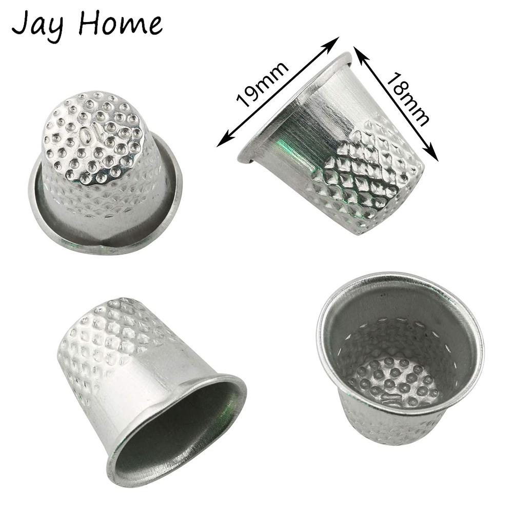 5/10 قطعة الفضة الخياطة الكشتب - مراجعة Sewing Thimble Metal وسعره