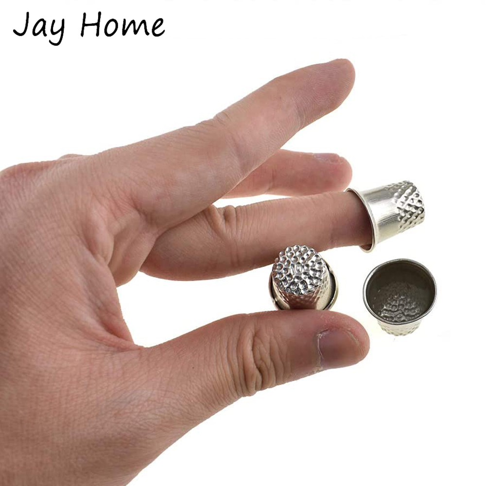 5/10 قطعة الفضة الخياطة الكشتب - مراجعة Sewing Thimble Metal وسعره