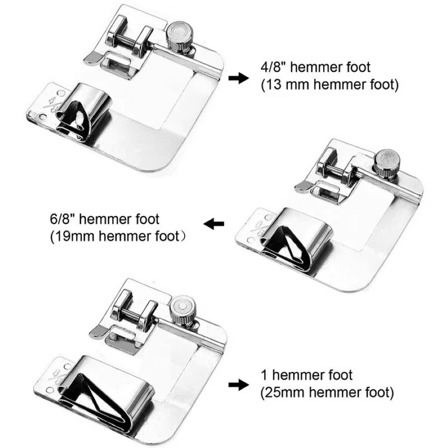 1-3 قطع أقدام ماكينة الخياطة ا - مراجعة Sewing Hemming وسعره