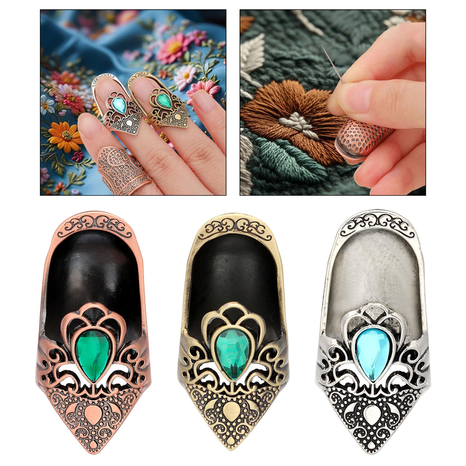 واقي إصبع معدني بتصميم عتيق لل - مراجعة Sewing Thimble Metal وسعره