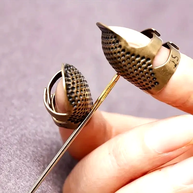 خاتم خياطة قابل للتعديل بتصميم - مراجعة Sewing Thimble Metal وسعره