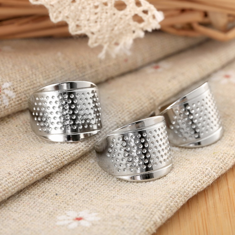 3 قطعة الاصبع المعادن الكشتبان - مراجعة Sewing Thimble Metal وسعره