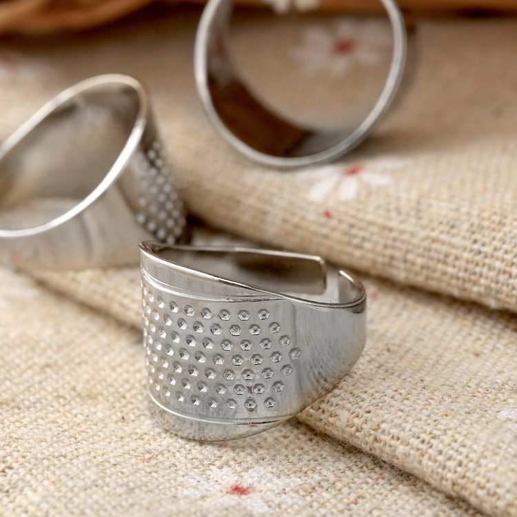 3 قطعة الاصبع المعادن الكشتبان - مراجعة Sewing Thimble Metal وسعره