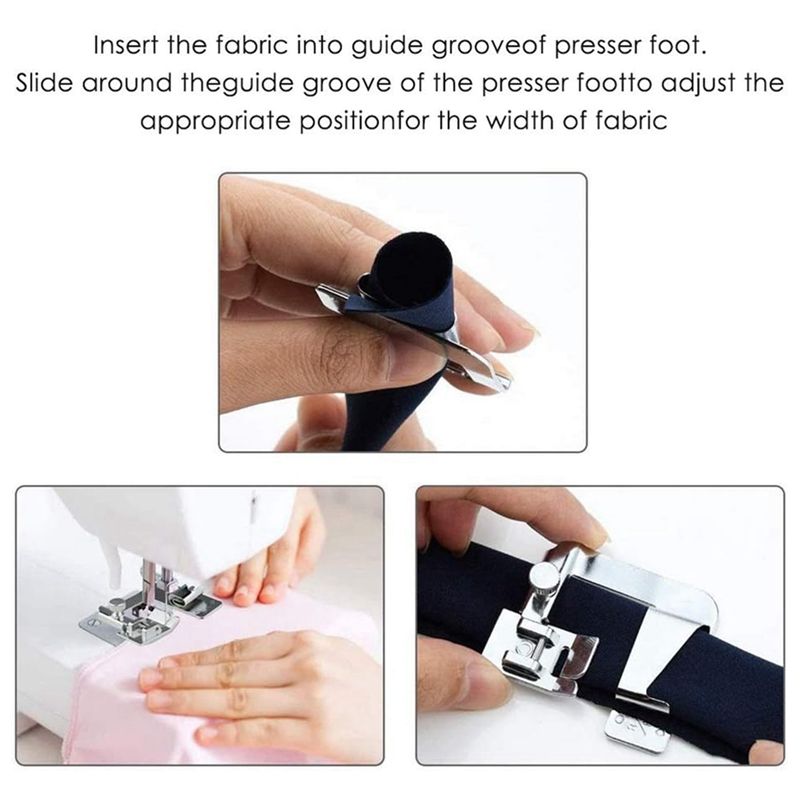 طقم قدم ضاغطة للحياكة بحافة مل - مراجعة Sewing Hemming وسعره