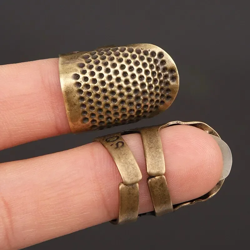 2 قطعة كشتبان النحاس الخياطة ا - مراجعة Sewing Thimble Metal وسعره