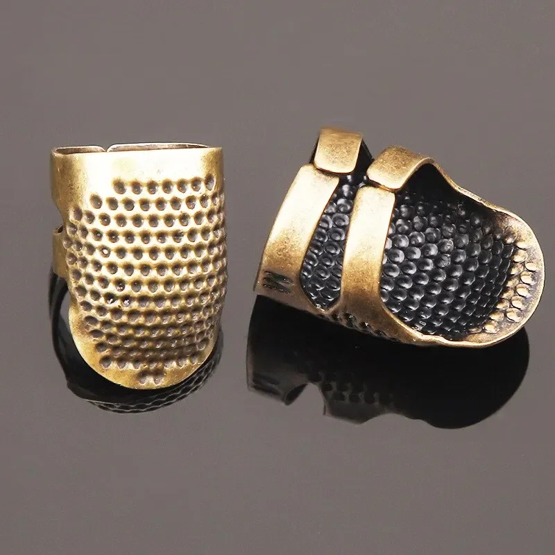 2 قطعة كشتبان النحاس الخياطة ا - مراجعة Sewing Thimble Metal وسعره