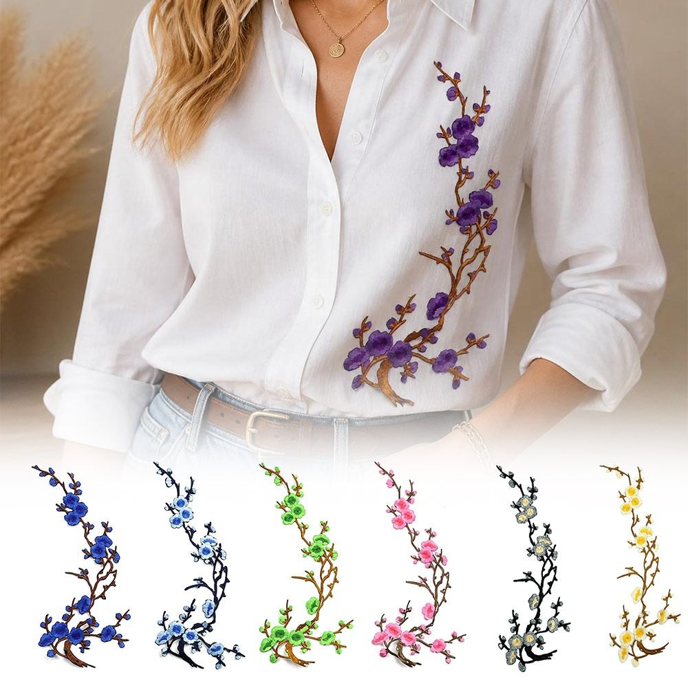 رقع زهرة الكرز القابلة للصق با - مراجعة Textile For Sewing وسعره