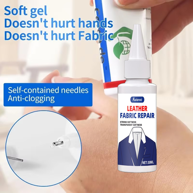 لاصق مرن شفاف لإصلاح الأقمشة س - مراجعة Fabric Glue Bond وسعره